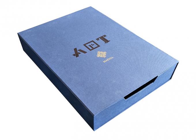 Свет - синь сползая бумажную коробку признавает изготовленную на заказ Ресиклабле окружающую среду дружелюбную