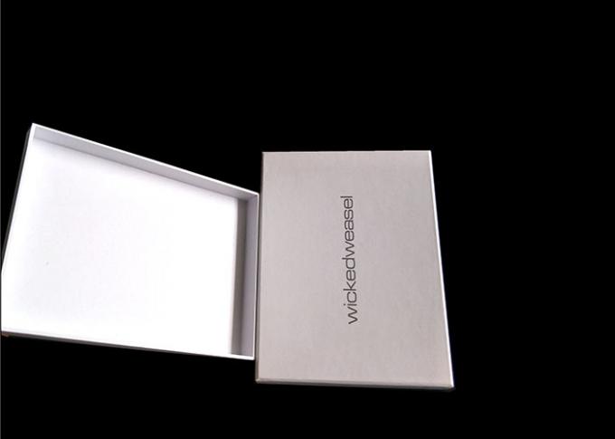 Белые подарочные коробки плоского пакета, твердые подарочные коробки с крышками для упаковки одеяния