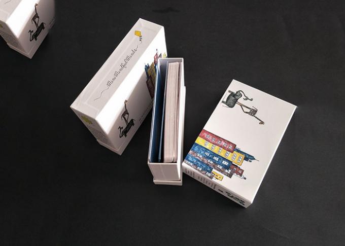 Красочная картина печатая твердую коробку с книгами буклета крышки упаковывая сползающ ящик