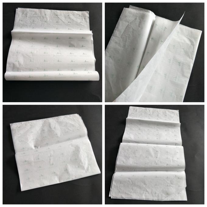 Белый Леттерпресс упаковочной бумаги ткани, упаковка подарка упаковочной бумаги цветка