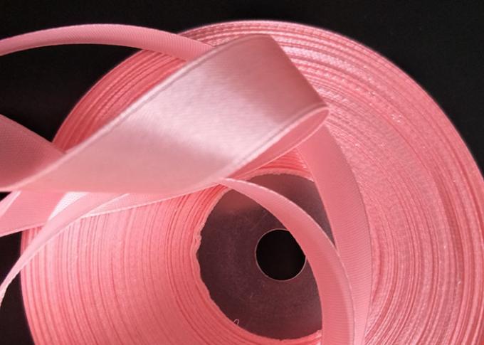Годный для повторного использования материал тонкой розовой большей части ленты Гросграйн цвета ровный поверхностный