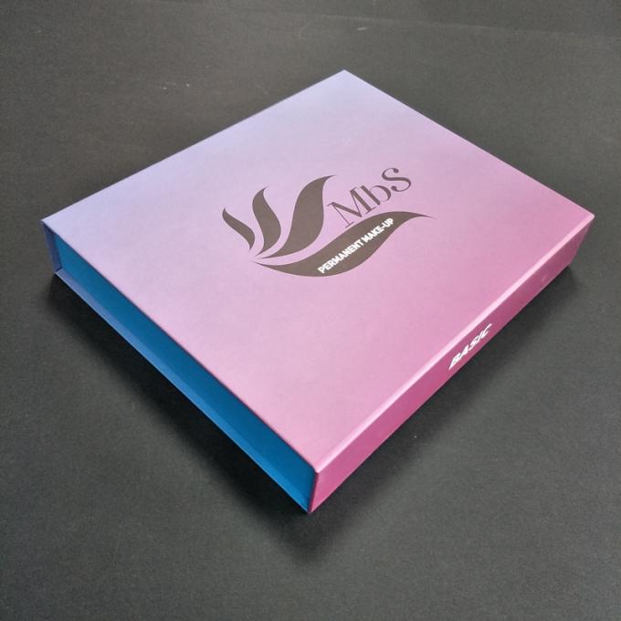Причудливым розовым напечатанное цветом изготовленное на заказ закрытие коробок доставки верхнее магнитное внутри Теал