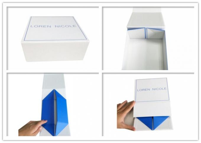 Подарочные коробки печатания полного цвета складывая, коробка бумаги присутствующая с закрытием магнита