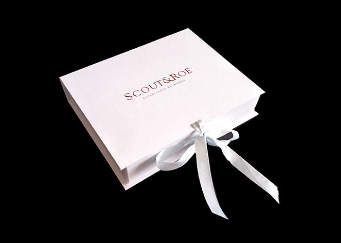 Подарочные коробки розового логотипа золота плоские складывая для упаковки одежд футболки