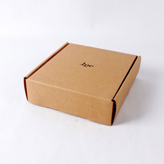 Пакет коробок доставки первоначального цвета изготовленный на заказ плоский с рифленым материалом