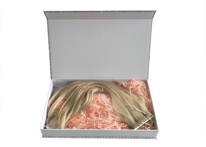 Лоснистый полностью напечатанный магнит картона коробки книги форменный для упаковки расширения волос
