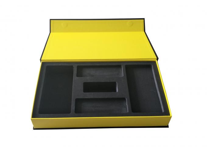 Поверхность слоения штейновой черной магнитной компоновки электронных блоков коробки книги форменной штейновая