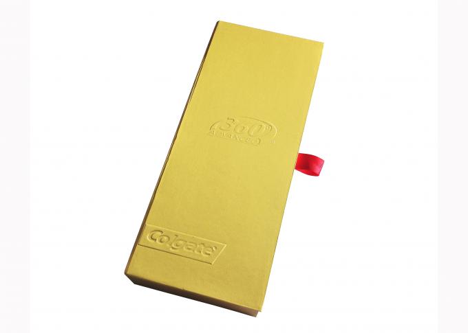 Упаковка зубной щетки картона штейнового золота подарочной коробки бумаги слоения штейнового толстая
