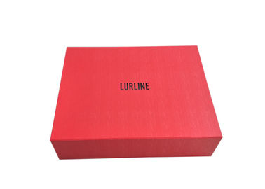Китай Логотип черноты фольги красных магнитных складных подарочных коробок горячий для упаковки одежд завод