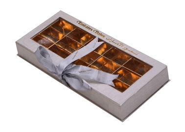 Китай Подарочная коробка КМИК/Пантоне качества еды бумажная красит шоколад упаковывая с окном ПВК завод