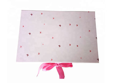 Розовые коробки создания программы-оболочки подарка цвета, изготовленные на заказ подарочные коробки упаковывая для платья девушек