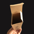 Небольшая оптовая ручка коробки карты подарка Брауна пакуя УЛЬТРАФИОЛЕТОВОЕ выбитое Дебоссед проштемпелевала поставщик