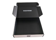 Подарочная коробка рифленого лоснистого слоения бумажная, чернит напечатанную упаковывая коробку коробки поставщик