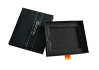 Коробка скольжения Матчбокс цвета черная бумажная, сползает вне подарочную коробку с вставкой пены поставщик