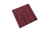 Темно-красная деревянная крышка цвета и низкопробные коробки с картоном 1200гсм поверхности бархата внутренним поставщик
