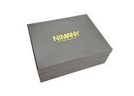 Серая книга картона 1200гсм сформировала ювелирных изделий формы коробки бумагу с покрытием квадратных упаковывая поставщик