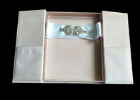Коробка книги платья благосклонности свадьбы форменная, магнитное закрытие ленты коробки верхней части сальто поставщик