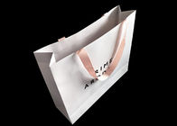 Печатание логотипа хозяйственных сумок белой бумаги ремесла УЛЬТРАФИОЛЕТОВОЕ с мешками бакалеи бумаги ручки ленты поставщик