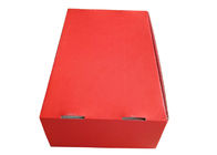Роскошная красная бумажная подарочная коробка, рифленая упаковывая коробка для шляп/упаковки украшения поставщик