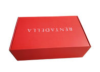 Роскошная красная бумажная подарочная коробка, рифленая упаковывая коробка для шляп/упаковки украшения поставщик