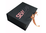 Материал Папербоард черной коробки коробки складчатости цвета твердый для упаковки расширения парика поставщик