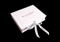 Подарочные коробки розового логотипа золота плоские складывая для упаковки одежд футболки поставщик