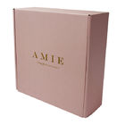 Розовый цвет напечатал коробки доставки логотип штемпелевать золота 27 кс 22 кс 6.5км поставщик