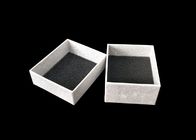 Небольшой подарок крышки и ювелирных изделий яркого блеска низкопробных коробок серебряный упаковывая для серьги поставщик