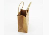 Хозяйственные сумки бумаги ремесла Брауна напечатали штейновую поверхность слоения для упаковки ювелирных изделий поставщик