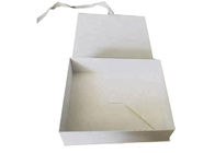 Складывая ленты подарочной коробки картона печатание Пантон формы бумажной белой прямоугольное поставщик