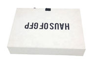 Белый плоский складывая подарочной коробки закрытия ленты транспорт магнитной легкий для упаковки платья поставщик
