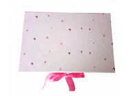 Розовые коробки создания программы-оболочки подарка цвета, изготовленные на заказ подарочные коробки упаковывая для платья девушек поставщик