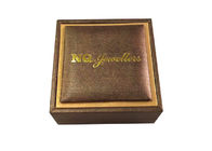 Ожерелье подарочных коробок логотипа штемпелевать золота декоративное покрывает сырье бархата пены поставщик