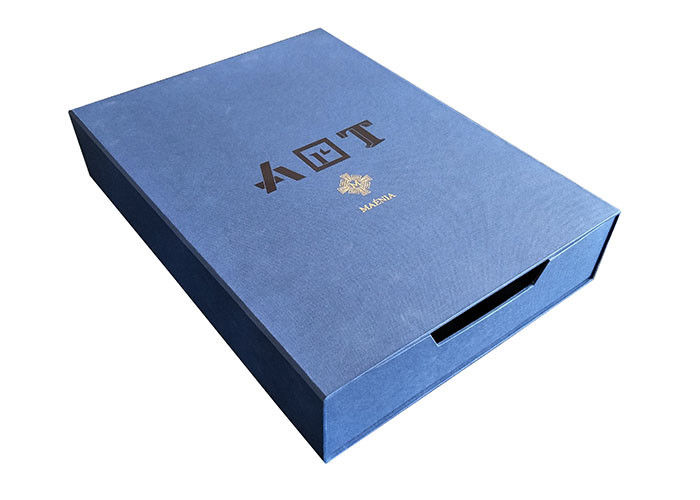 Свет - синь сползая бумажную коробку признавает изготовленную на заказ Ресиклабле окружающую среду дружелюбную поставщик