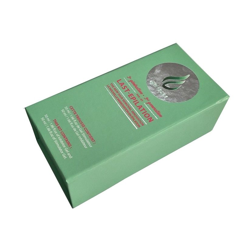 Салатовая напечатанная упаковка флакона духов пены коробок доставки выровнянная поставщик