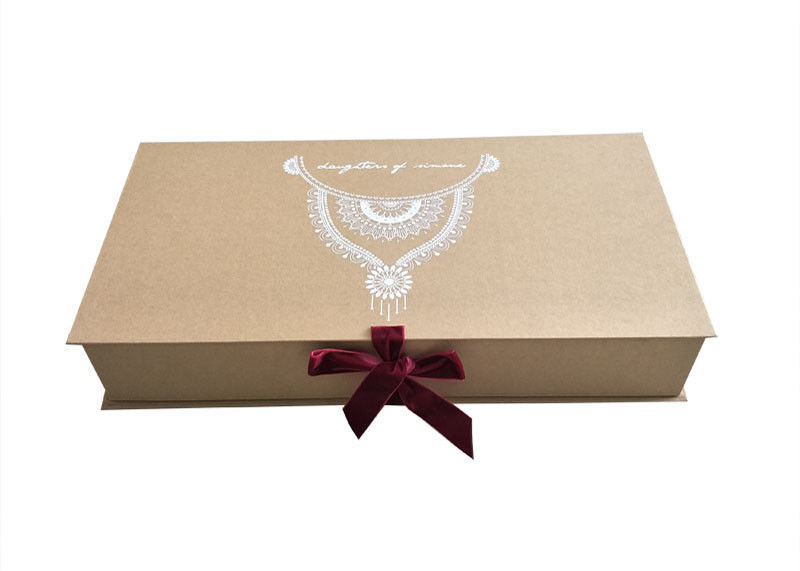 Упаковка платья свадьбы логотипа подарочных коробок ремесла напечатанная бумагой складывая изготовленная на заказ поставщик