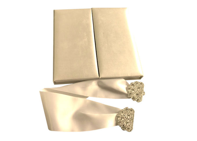 Подарочные коробки приглашения свадьбы декоративные 2 стороны раскрывают нестандартную конструкцию с лентой