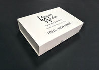 Влагостойкие белые ясные складывая подарочные коробки для упаковки расширений волос поставщик
