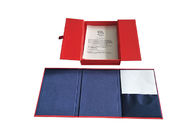 Коробка крышки верхней сформированная Красной книгой, магнитная коробка щитка с лентой сатинировки ширины 2км поставщик