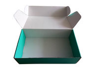 Пакет черного логотипа подарочных коробок твердого цвета Теал складывая плоский без поверхности слоения поставщик